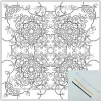 Pre engutat Coixí de seda 50x50cm ARABESC